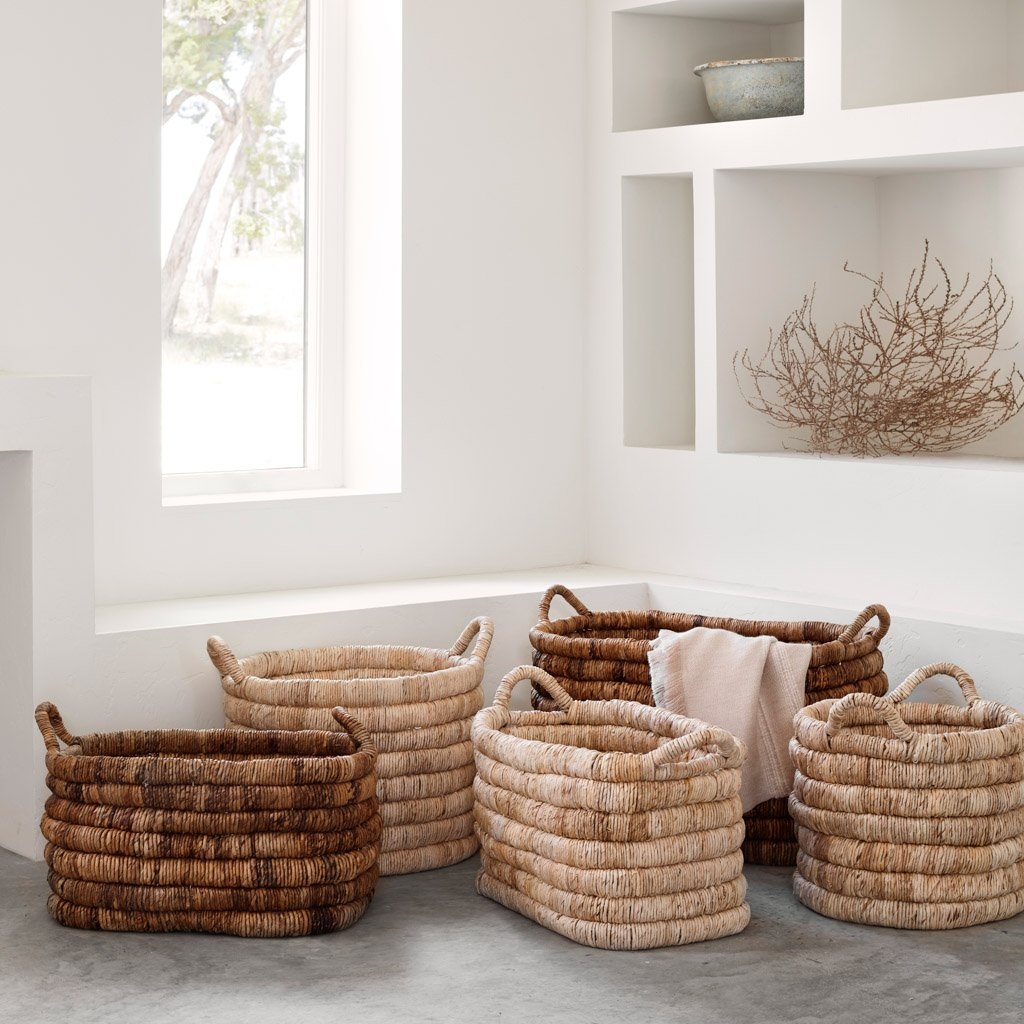 The Citizenry Merapi Storage Baskets Set of 2 | Set of 2 M&O | Light - Image 6
