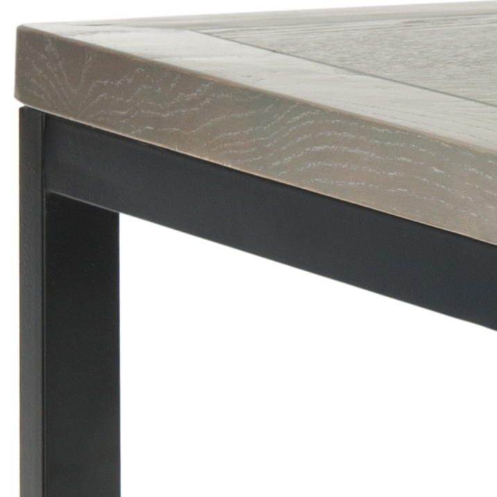 Dennis Wood Top Side Table - French Grey - Arlo Home - Image 2
