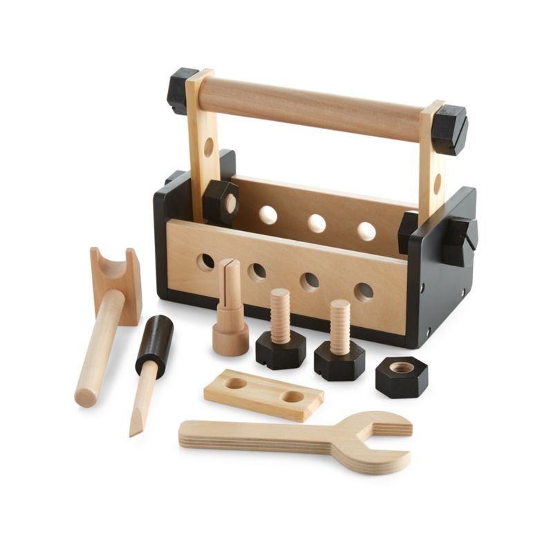 Wooden Toy Kids Tool Box - Image 2