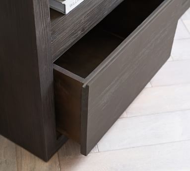 Folsom 66" Media Console with Drawers, Charcoal - Image 3