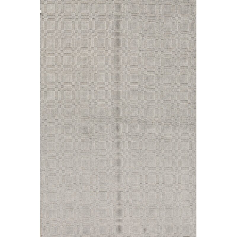 Bokara Rug Co., Inc. Wool Dark Gray Area Rug - Image 0