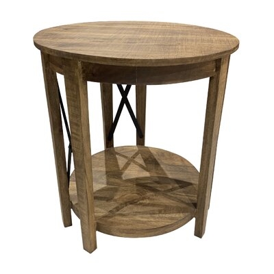 Laarni Solid Wood End Table with Storage - Image 0