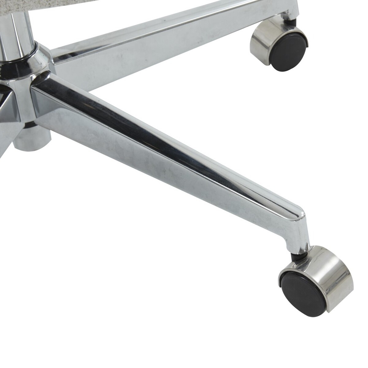Blayke Boucle Adjustable Desk Chair - Ivory/Silver - Image 3