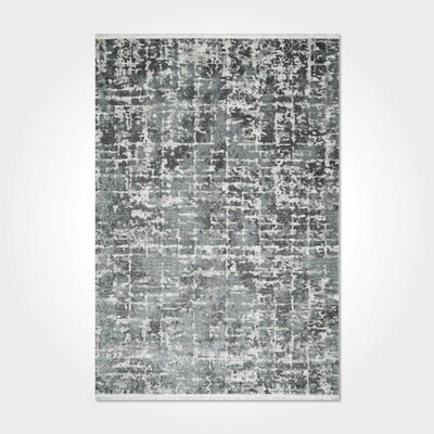 Harumi Abstract Gray Indoor / Outdoor Area Rug - Image 0