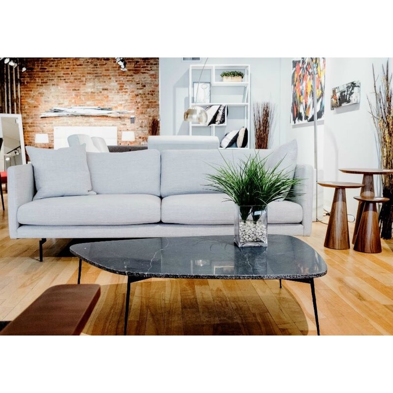 Mckoy 16'' Tall Pedestal End Table, Walnut - Image 1