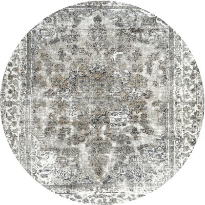 Decastro Contemporary Light Gray/Ivory Area Rug - Image 0