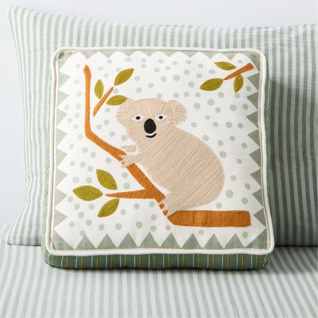 Endangered Animal Tala Koala Kids Throw Pillow - Image 0