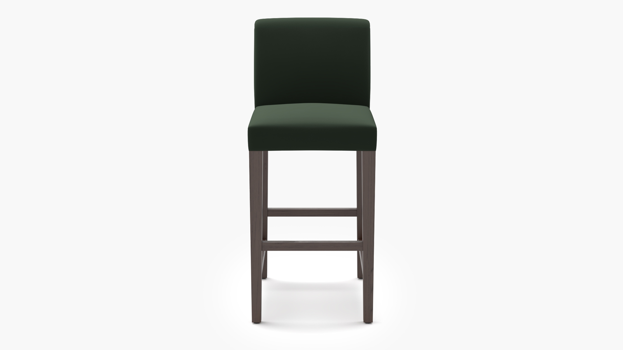 Signature Dining Bar Stool, Essex Performance Velvet, Espresso Square Tapered Leg - Image 0
