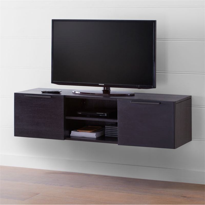 Rigby 55" Small Floating Wenge Media Console - Image 4