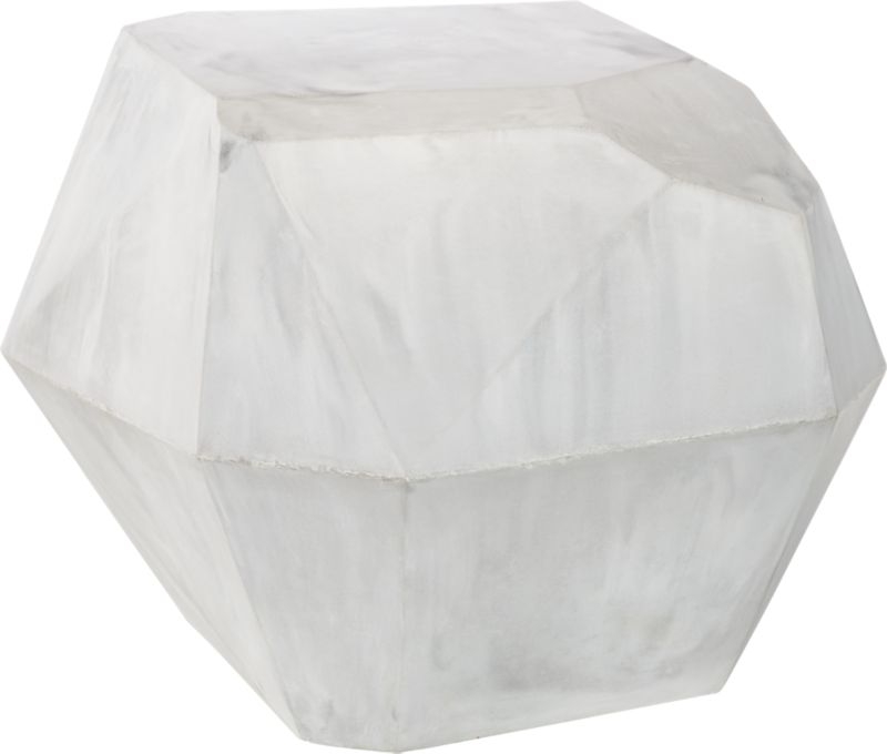 Facet Cement Side Table - Image 3