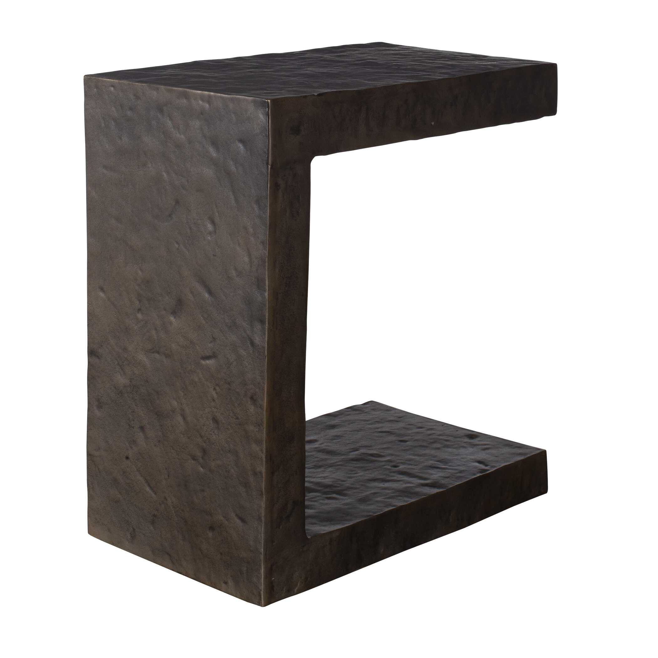 Obra Bronze Outdoor Side Table - Image 5