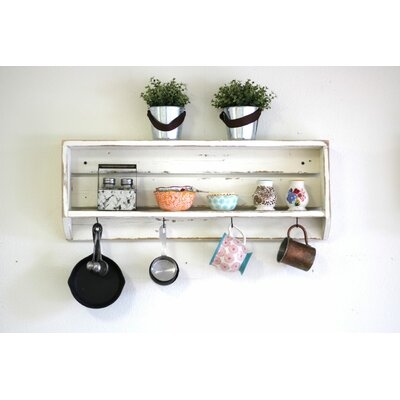 Wiscasset Slanted Bottom Tea Wall Shelf - Image 0