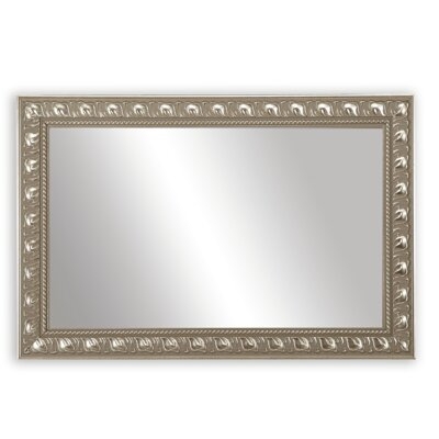 Rozar Nickel Framed Mirror - Image 0