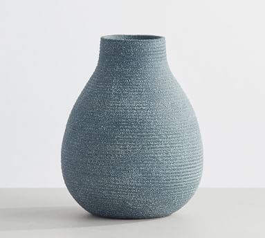 Bondi Terra Cotta Bud Vase, Blue, Small, 3"H - Image 1