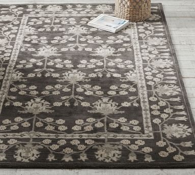 Kennedy Persian Rug, Charcoal Multi, 9 x 12' - Image 3