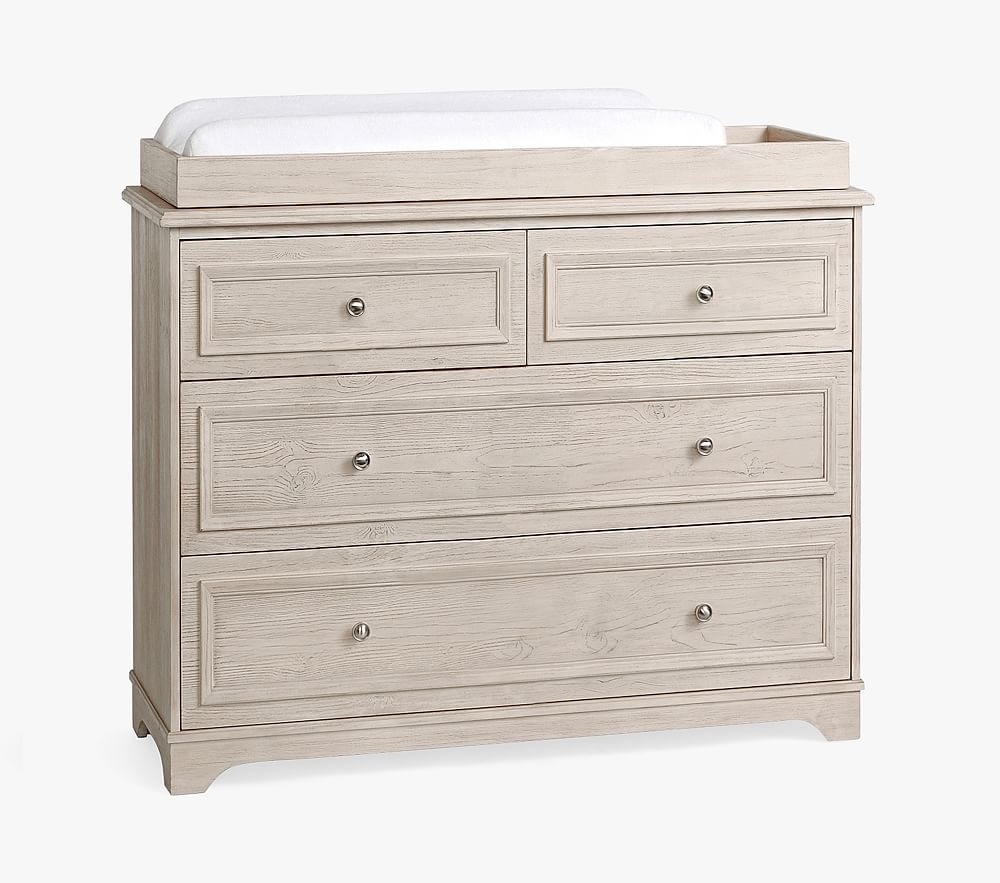 Fillmore Dresser & Topper Set, Weathered White, In-Home Delivery - Image 0