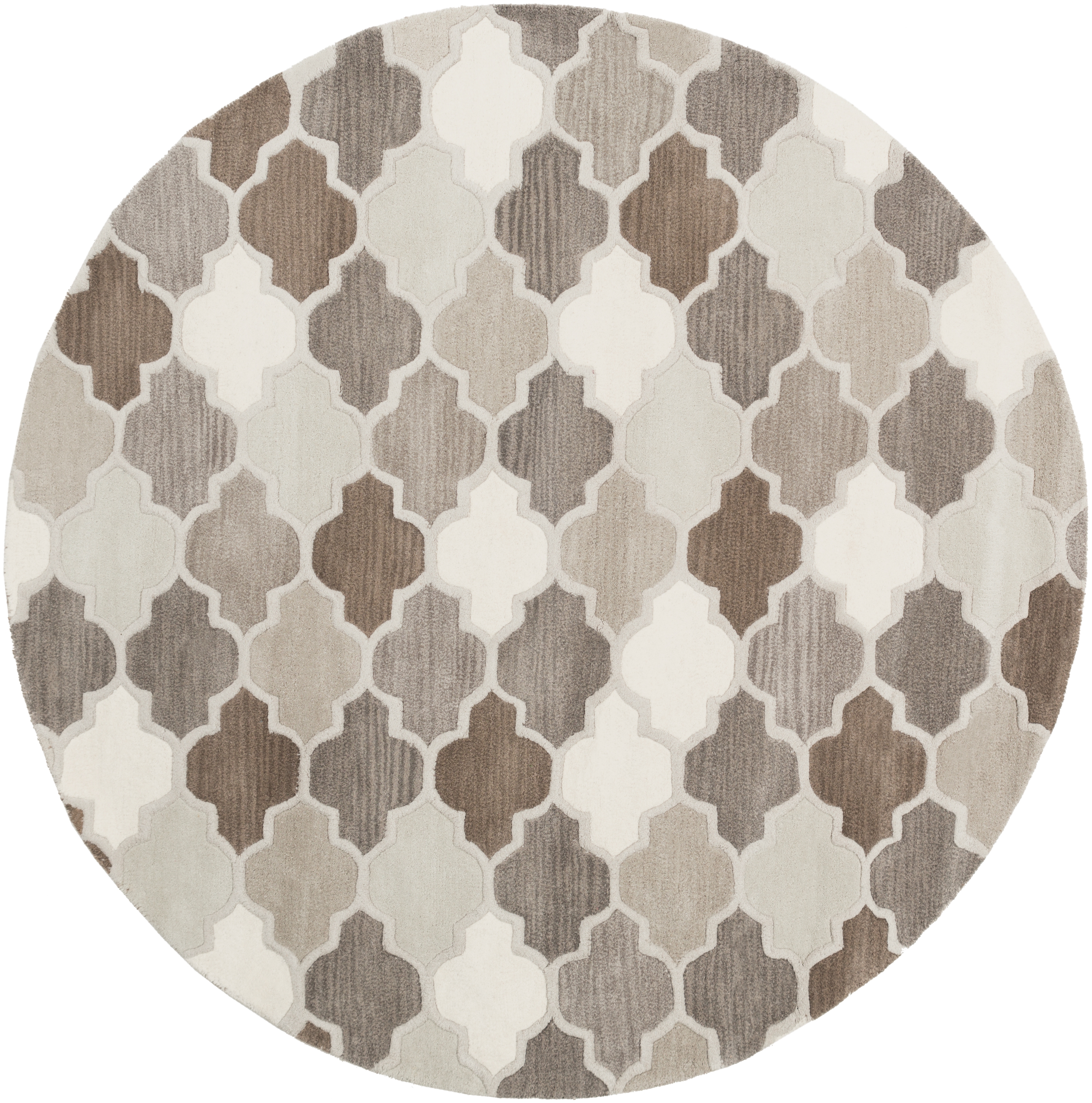 Oasis Beige Indoor 6' x 6' Handmade Rug - Image 0