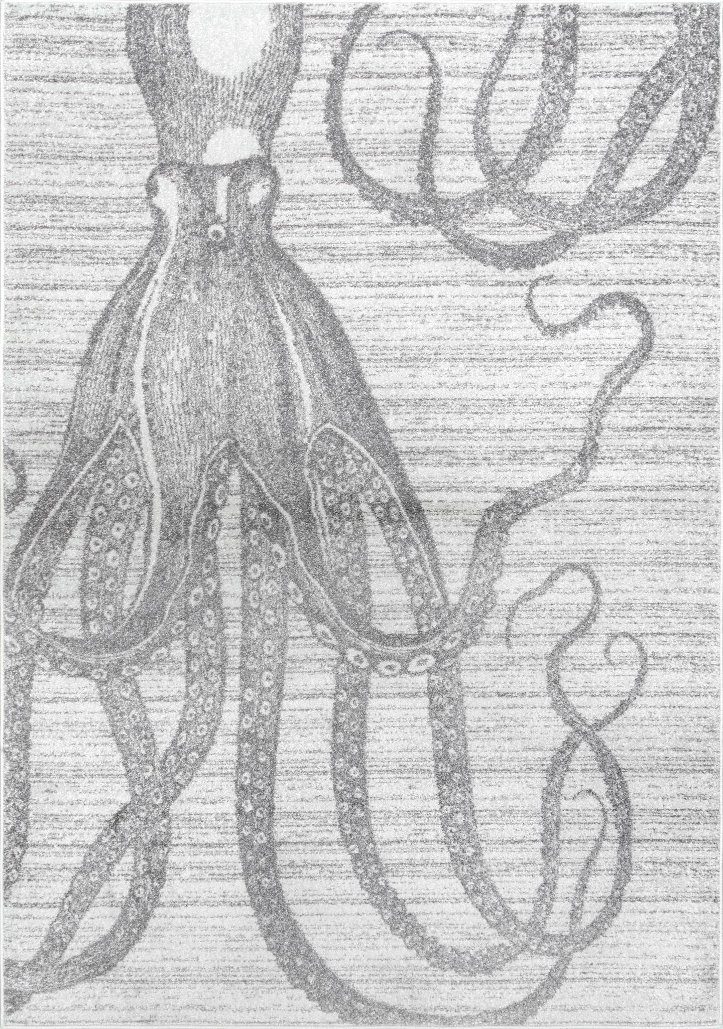  Thomas Paul Power loomed Octopus Area Rug - Image 1