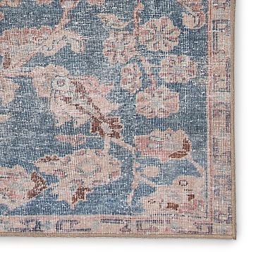 Bardia Indoor/Outdoor Rug, 2x3Blue/Light Pink - Image 3