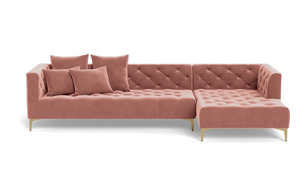 Ms. Chesterfield Sectional Sofa with Right Chaise by Apartment Therapy - Image 0