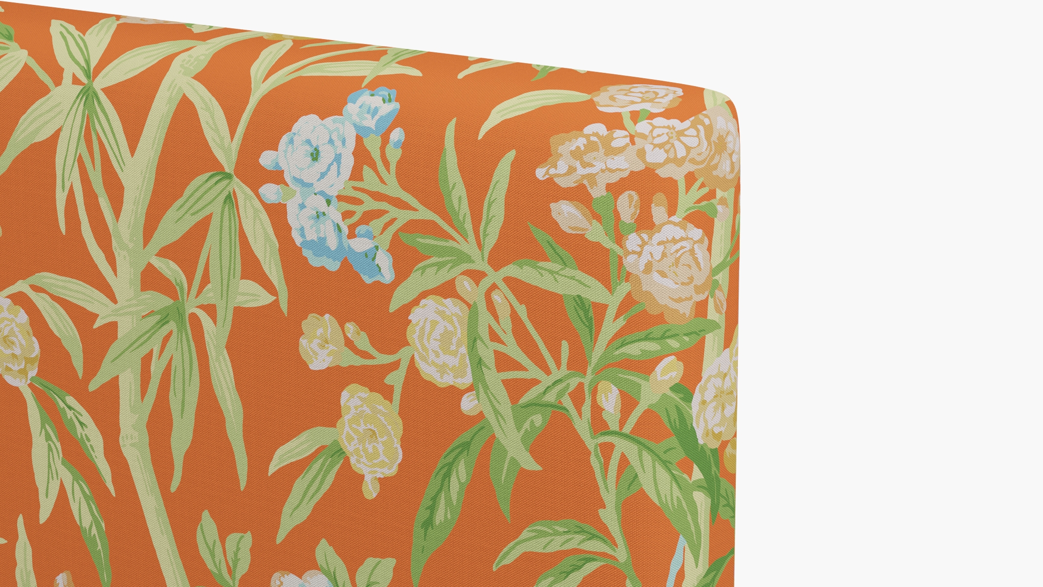 Square Back Headboard, Mandarin Lanai, Full - Image 2