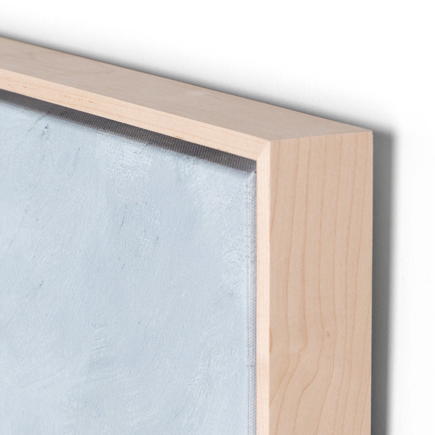 Wheat Field by Shaina Page - Natural Maple Floater - Image 2