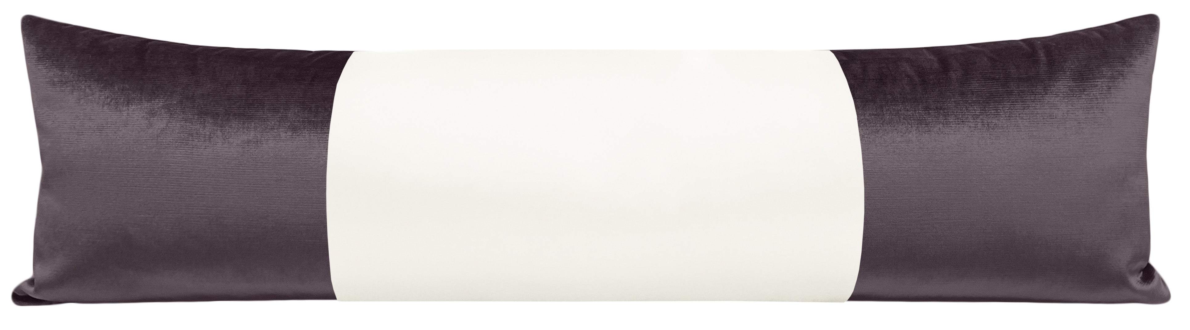 FINAL SALE : 14" X 30" FAUX SILK VELVET // SMOKEY AMETHYST PILLOW COVER ONLY - 14" X 30" - Image 1