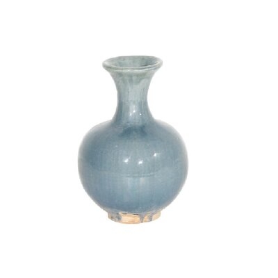 Warba Blue 9" Indoor / Outdoor Ceramic Table Vase - Image 0