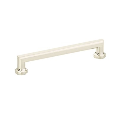 Schaub 885-BN 6" Center To Center Empire Cabinet Pull Brushed Nickel Finish - Image 0