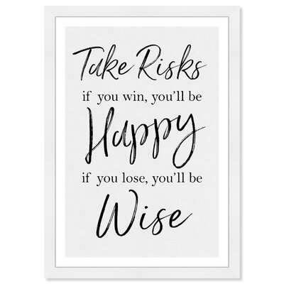 'Typography and Quotes' Picture Frame Graphic Art Print on Paper - Image 0