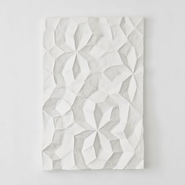 Paper Mache Geo Panel Wall Art, Assorted Set of 3 - Image 2
