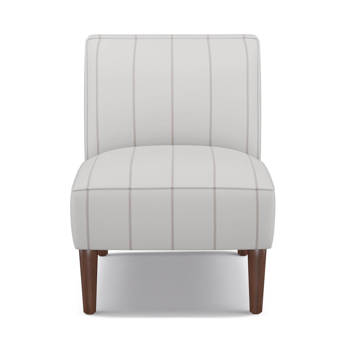 Slipper Chair | Stripe In Grey - Image 0