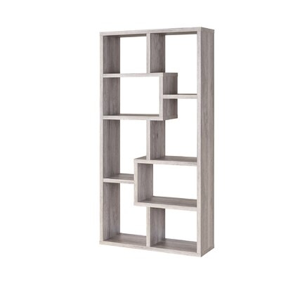 Skaggs 70.75" H x 35" W Geometric Bookcase - Image 0