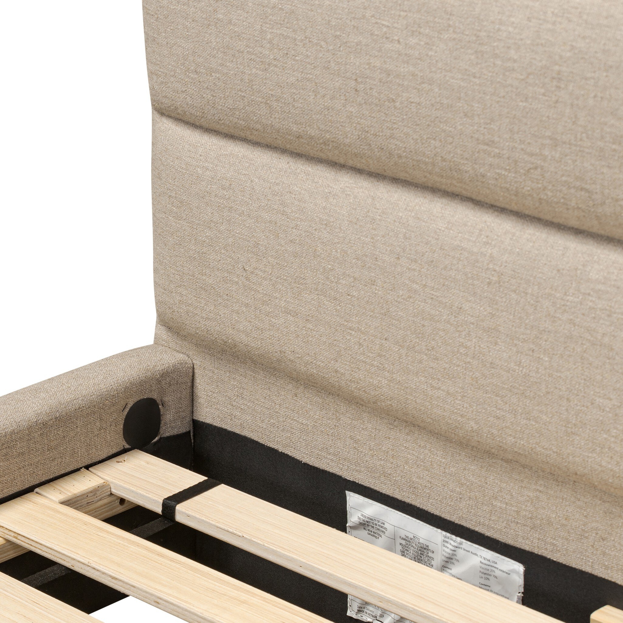 Daphne Bed - Alcala Taupe - Image 8