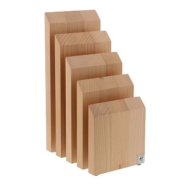 Zwilling Italian Round Magnetic Knife Block, Round, Wood, Natural, Beech - Image 1