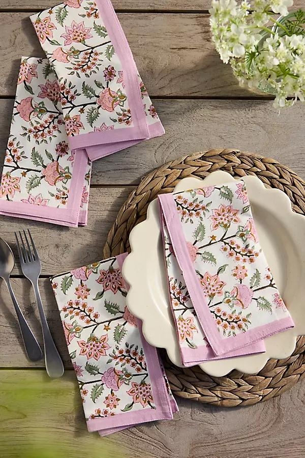 Gita Cotton Napkins, Set of 4 - Image 0