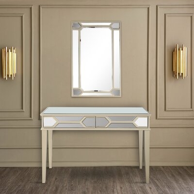 Hopkins 48" Console Table and Mirror Set - Image 0