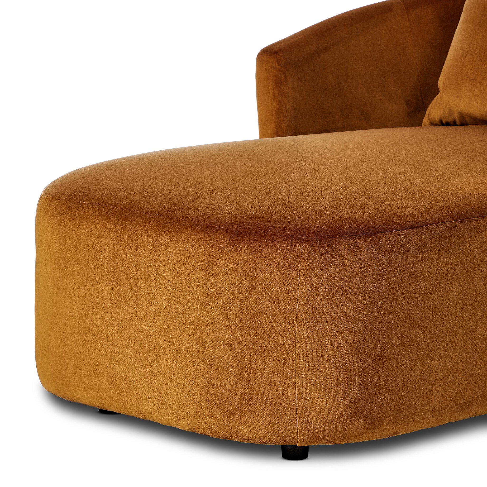 Farrah Chaise Lounge - Ingram Ochre - Image 6