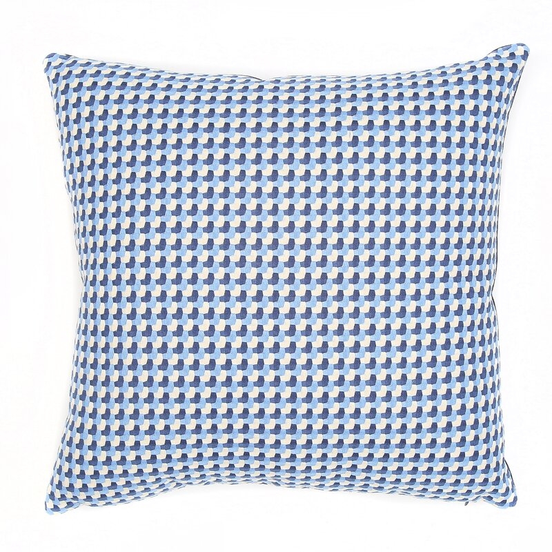 TOSS by Daniel Stuart Studio Mendocino Throw Pillow Color: Bluebell - Image 0