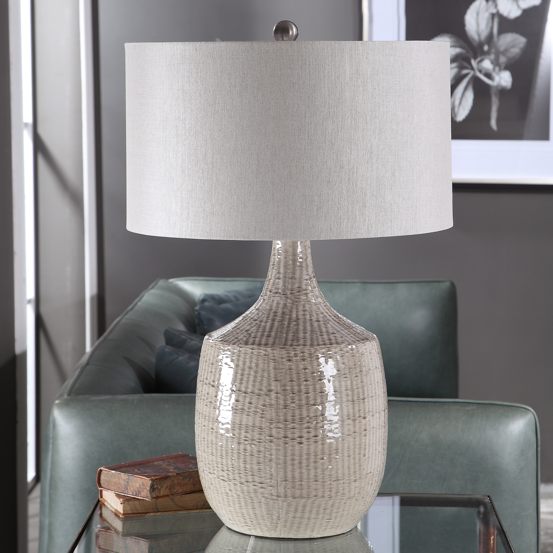 Felipe Gray Table Lamp - Image 5