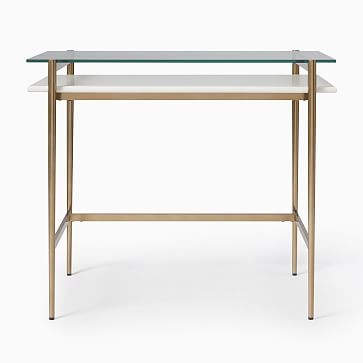We Art Display Collection Cloud And Light Bronze Mini Desk - Image 2
