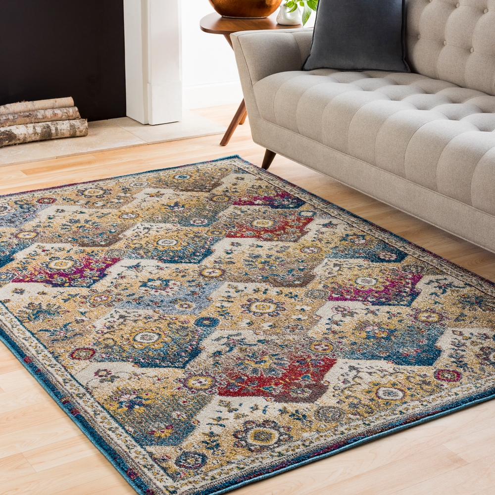 Bosphorous Beige Indoor 9'2" x 12'4" Machine Woven Rug - Image 0