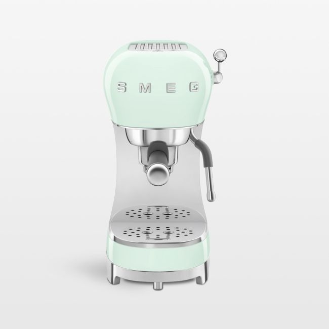 SMEG Pastel Green Retro Manual Espresso Machine - Image 0