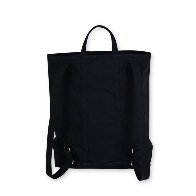 Steele Black Canvas Laundry Tote Bag - Image 2