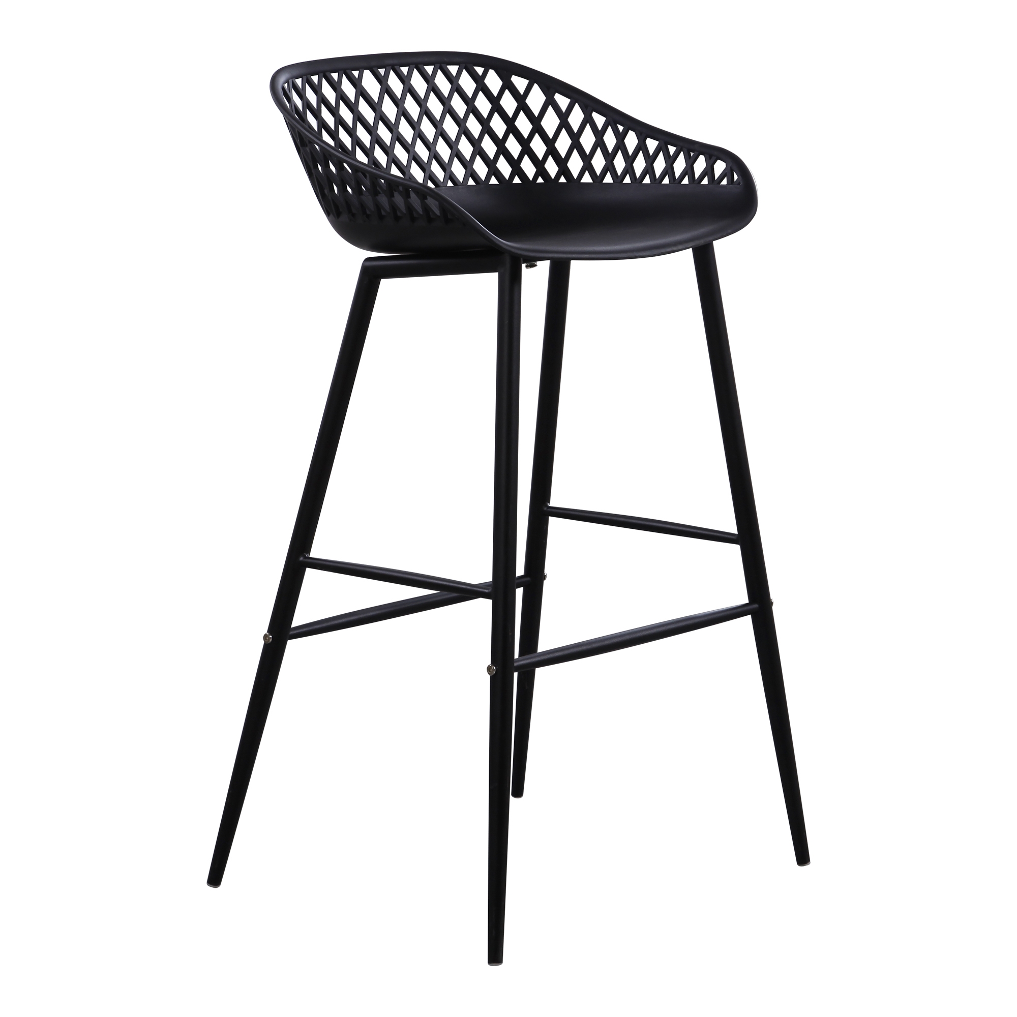 Piazza Outdoor Barstool Black - Set Of Two - Image 2
