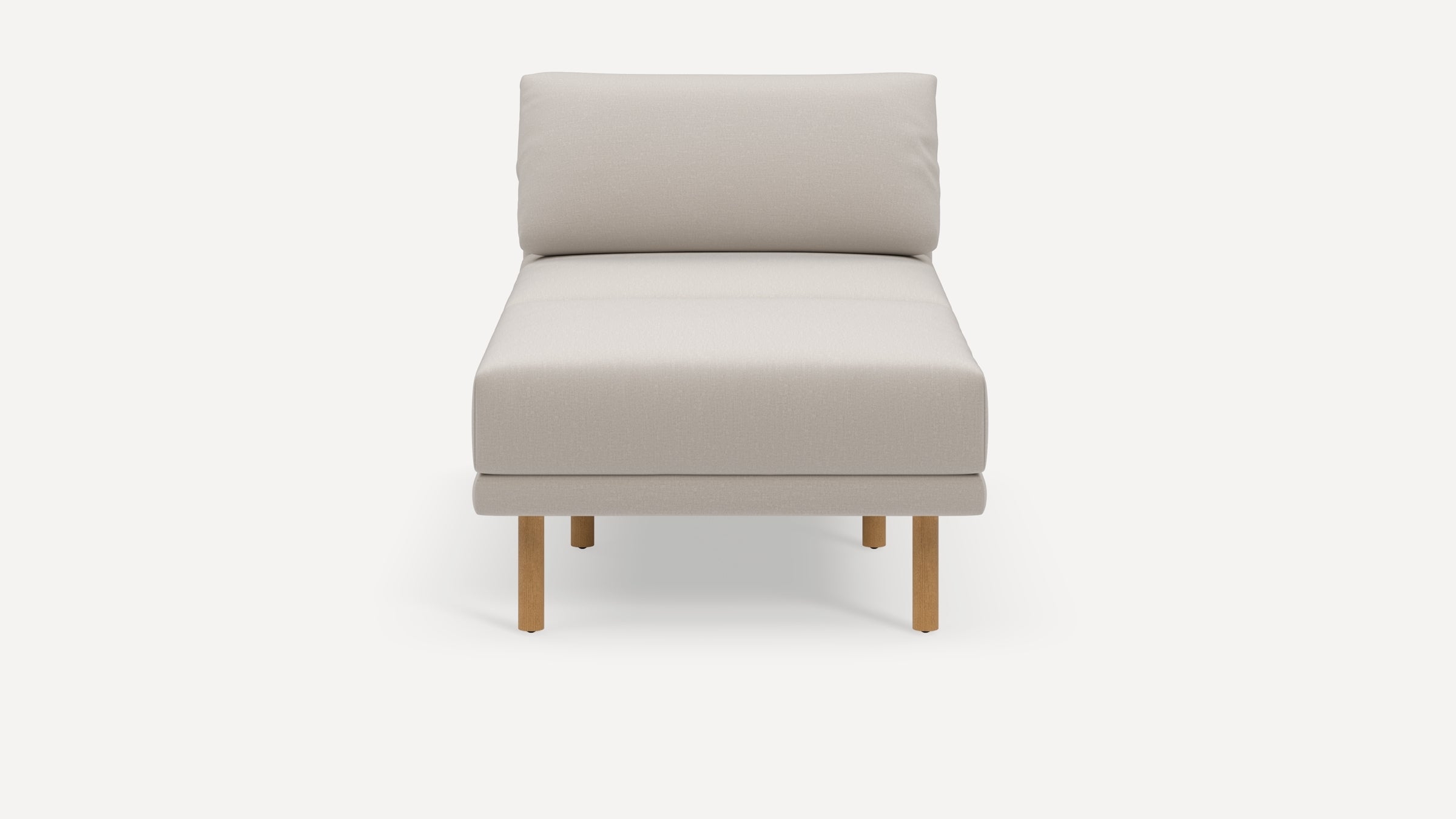 Range 2-Piece Lounger - Georgia Clay - Performance Chenille / Oak - Wood - Image 3