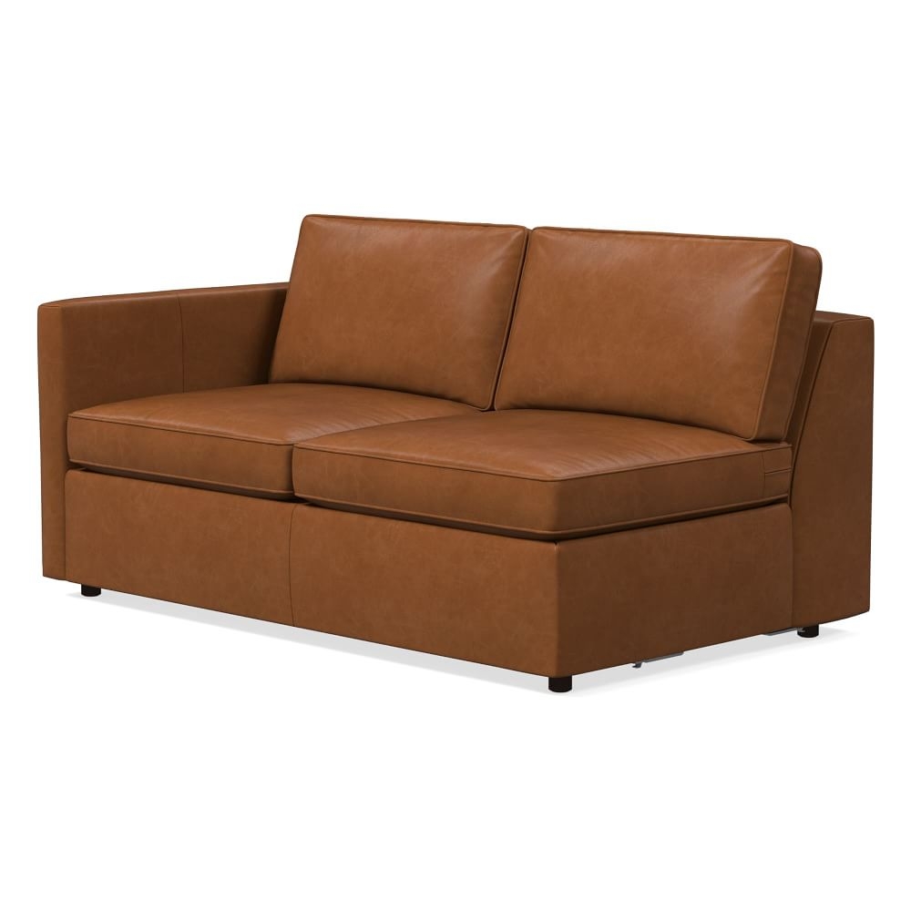 Harris LA 65" Sofa, Poly, Ludlow Leather, Mace, Concealed Support - Image 0