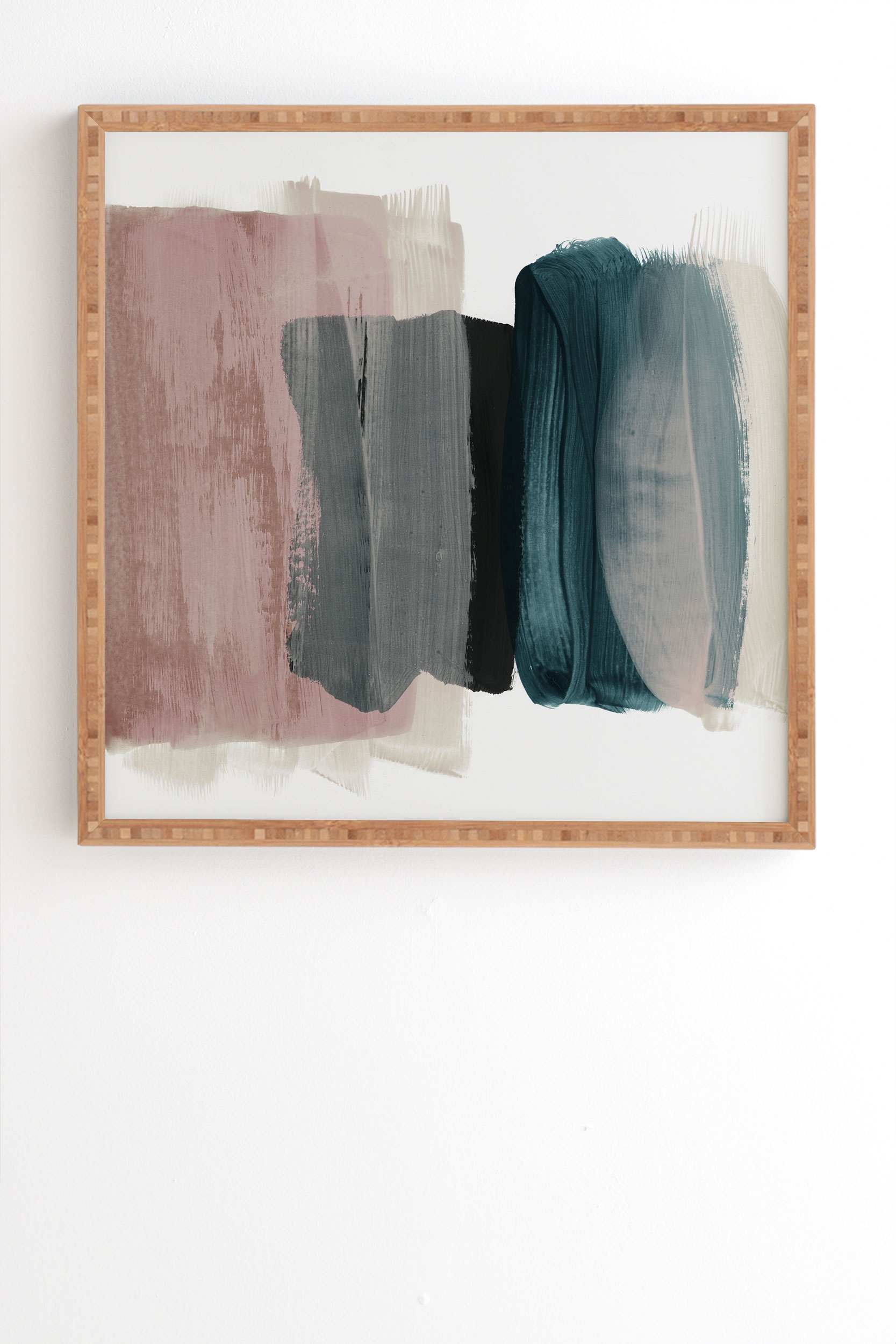 Minimalism 1 by Iris Lehnhardt - Framed Wall Art Bamboo 20" x 20" - Image 0