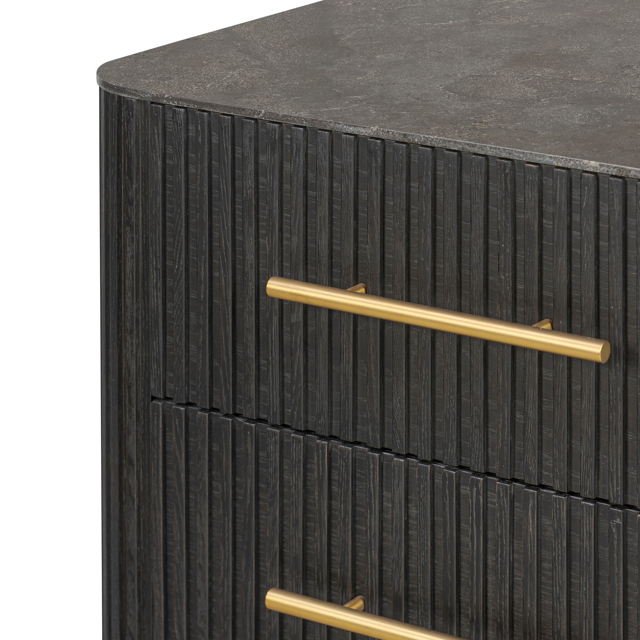 Fletcher Nightstand - Distressed Black Oak - Image 7