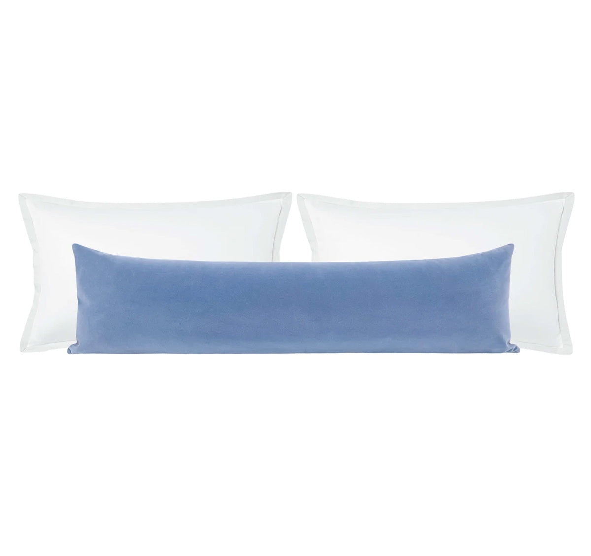 THE XL LUMBAR :: SIGNATURE VELVET // PERIWINKLE - 14" X 48" - Image 0